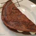Crepioca de chocolate com banana